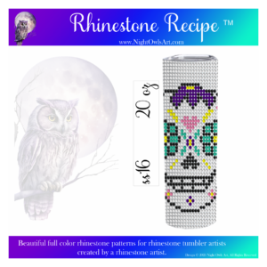 Sugar Skull ss16 1 Rhinestone Recipe